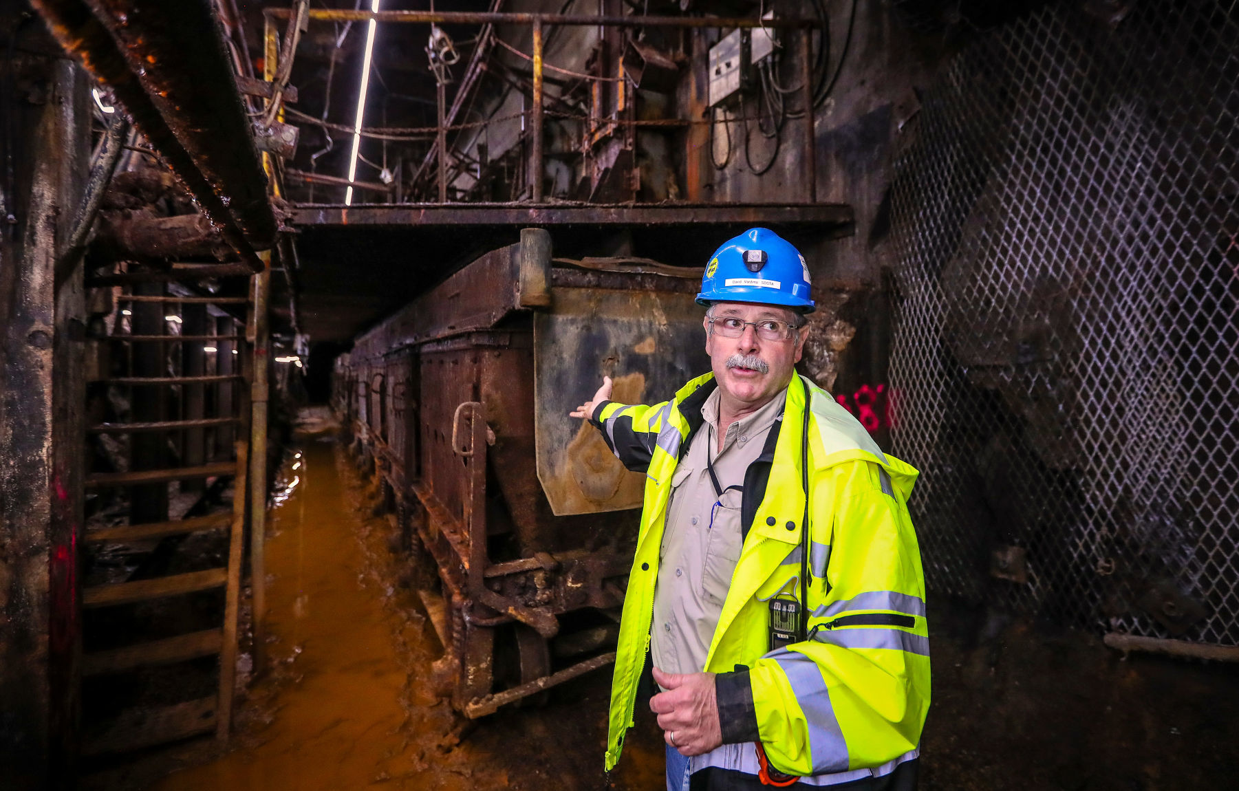 Conveyor site at the Sanford Lab